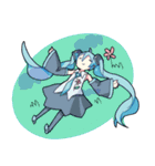 初音ミクさんとなかまたち（個別スタンプ：8）