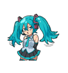 元気っ子初音ミクさん 感情編（個別スタンプ：8）