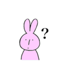 真顔などうぶつたち（個別スタンプ：36）
