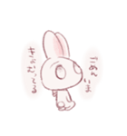虚無を伝えたい時のうさぎ（個別スタンプ：2）