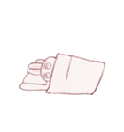 虚無を伝えたい時のうさぎ（個別スタンプ：8）