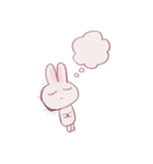 虚無を伝えたい時のうさぎ（個別スタンプ：9）