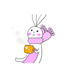 うさ子ちゃん〜冬〜（個別スタンプ：24）