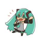 初音ミクさんスタンプ（個別スタンプ：1）