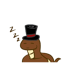 蛇のコーヒーくん（個別スタンプ：12）