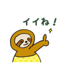 オシャレが好きなナマケモノたち〈冬編〉（個別スタンプ：1）