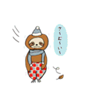 オシャレが好きなナマケモノたち〈冬編〉（個別スタンプ：35）