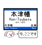 石川 七尾線 今この駅だよ！タレミー（個別スタンプ：3）