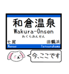 石川 七尾線 今この駅だよ！タレミー（個別スタンプ：20）