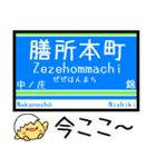 大津線(石山坂本 京津) 気軽に今この駅！（個別スタンプ：7）