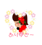 アムラちゃんとこけももちゃん（個別スタンプ：2）