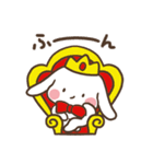 垂れ耳うさぎほっぺちゃんの日常スタンプ（個別スタンプ：3）