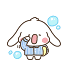 垂れ耳うさぎほっぺちゃんの日常スタンプ（個別スタンプ：11）
