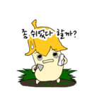 キュートバナナくん (KOR)（個別スタンプ：21）