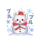 雪だるまネコさん 2019（個別スタンプ：15）