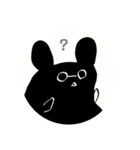 くろいくまスタンプ（個別スタンプ：14）