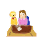 ゴールデンのニコと仲間たち2（個別スタンプ：8）
