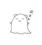 みみつきオバケ (無気力)（個別スタンプ：18）