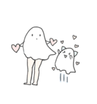 みみつきオバケ (無気力)（個別スタンプ：37）