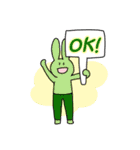 みんな大好き！ぱんつうさぎ（個別スタンプ：4）