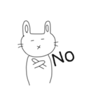 ゆるいうさぎの使いやすいやつ（個別スタンプ：5）