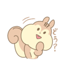 りすのスタンプ（個別スタンプ：10）