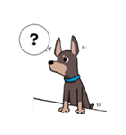 ミニピン のイラストです。（個別スタンプ：1）