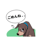 ミニピン のイラストです。（個別スタンプ：19）