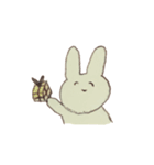 味がある犬とウサギ（個別スタンプ：6）