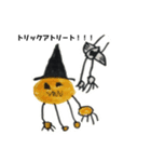 5歳児らいとマンが描くハロウィン（個別スタンプ：1）