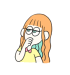 脱力系ガールズ（個別スタンプ：4）