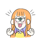 脱力系ガールズ（個別スタンプ：8）