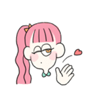 脱力系ガールズ（個別スタンプ：12）