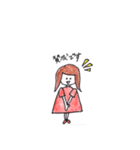 ていねいな敬語を使う女の子（個別スタンプ：22）