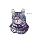猫が飢えている（個別スタンプ：1）