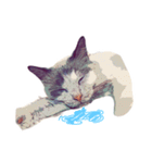 猫が飢えている（個別スタンプ：9）