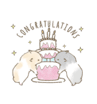 ハムスター オセロくん＆チーズJrくん Vol.1（個別スタンプ：18）