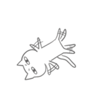 うさぎとねこのゆるシュールな日常（個別スタンプ：7）