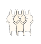 うさぎとねこのゆるシュールな日常（個別スタンプ：10）