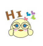 mojiou鳥- 英語の生活の言葉（個別スタンプ：1）