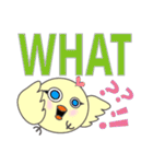 mojiou鳥- 英語の生活の言葉（個別スタンプ：25）