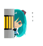 初音ミクちゃんのスタンプ。（個別スタンプ：12）