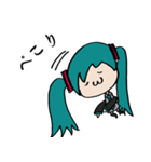 毎日使える「初音ミク」スタンプ（個別スタンプ：5）