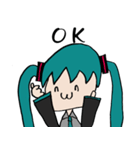 毎日使える「初音ミク」スタンプ（個別スタンプ：20）