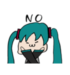 毎日使える「初音ミク」スタンプ（個別スタンプ：21）