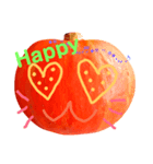 かぼちゃでハロウィン（個別スタンプ：2）