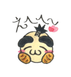 手描きでごぢゃる。（個別スタンプ：4）
