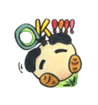 手描きでごぢゃる。（個別スタンプ：6）