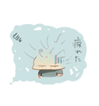 パステルカラーのほわほわスタンプ（個別スタンプ：10）