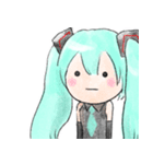 フワフワの初音ミク（個別スタンプ：5）